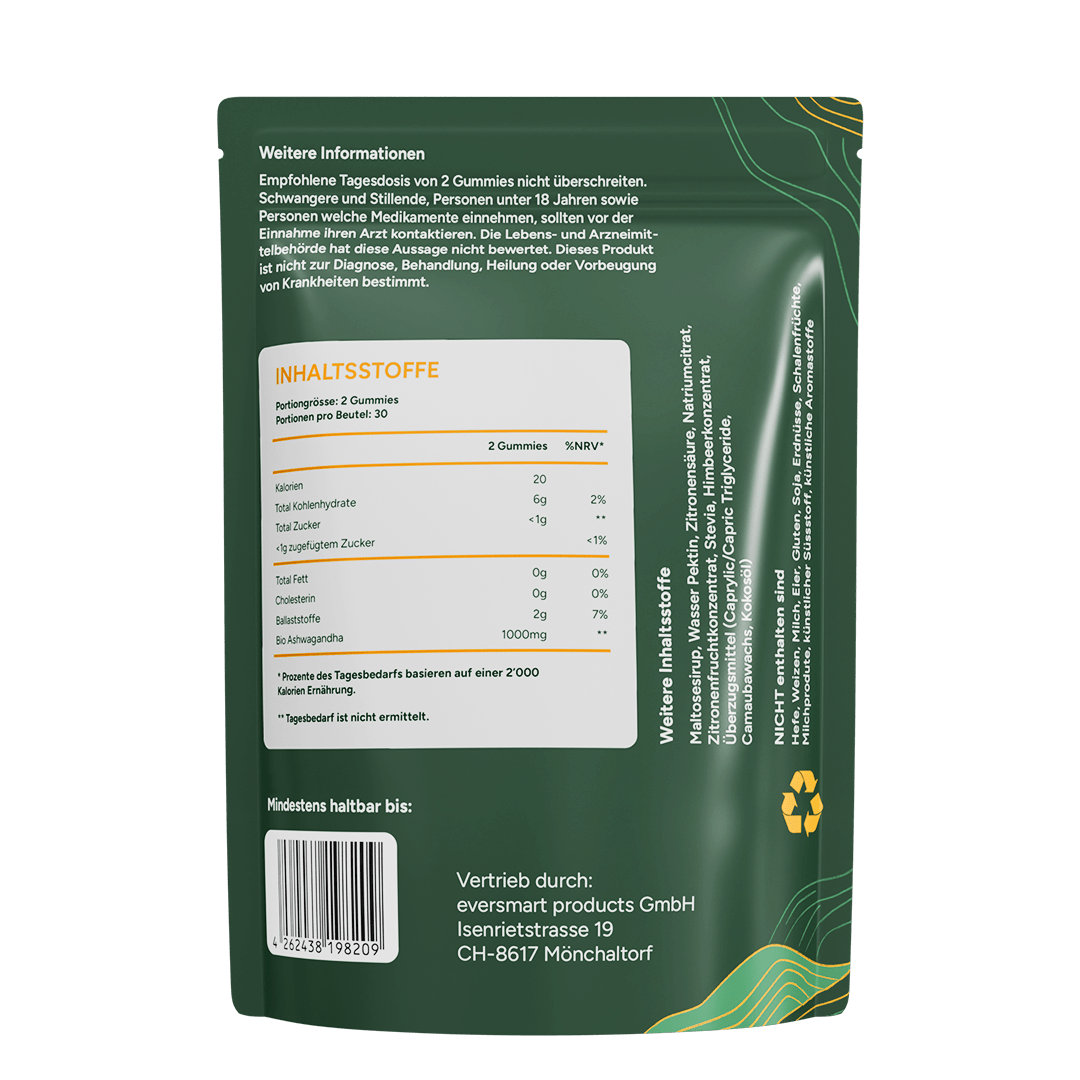 Kami Ashwagandha Gummies Inhaltsstoffe