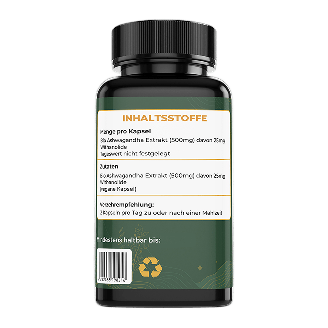Kami Ashwagandha Kapseln Inhaltsstoffe