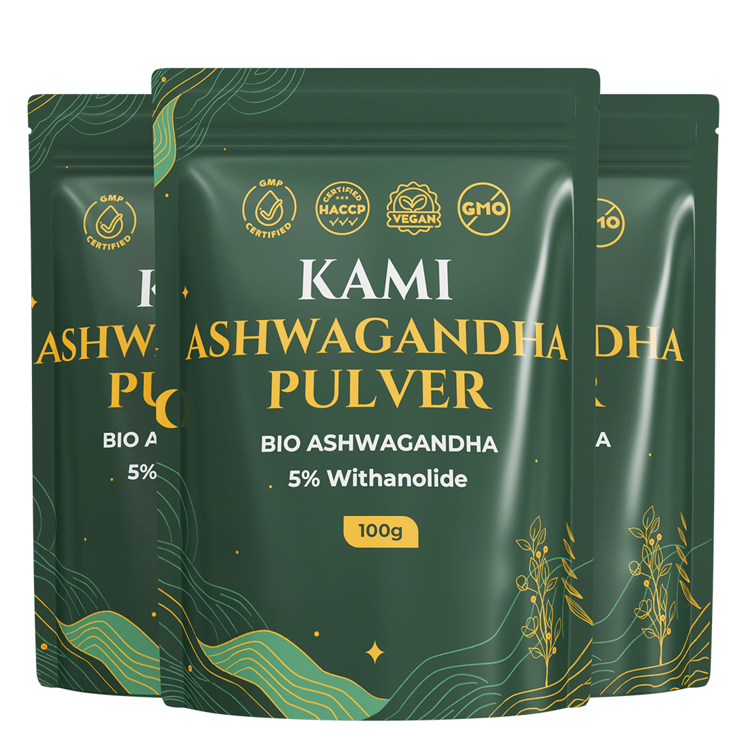 Kami Ashwagandha Pulver 3er Set