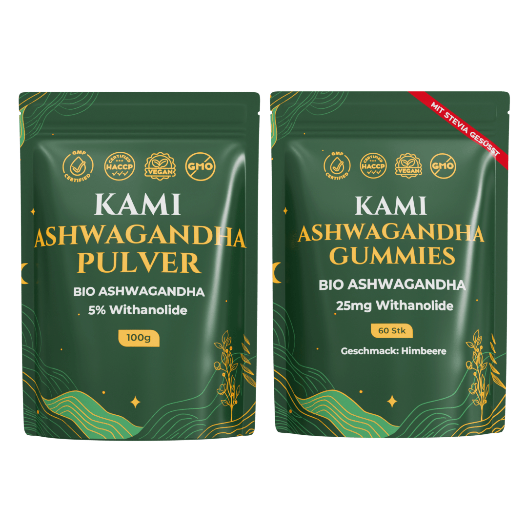 Kami Ashwagandha Gummies Pulver Set