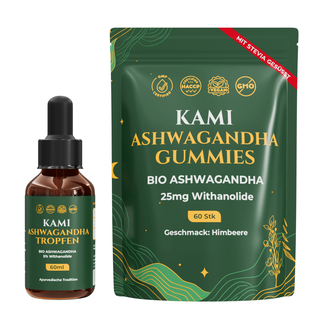 Kami Ashwagandha Gummies Tropfen Set