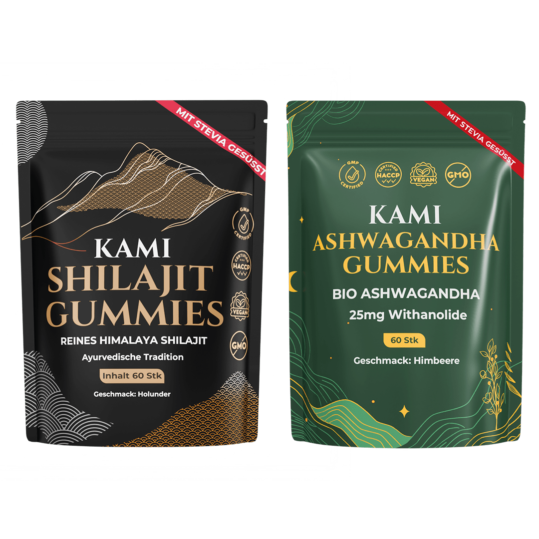Kami Ashwagandha + Shilajit Gummies Set