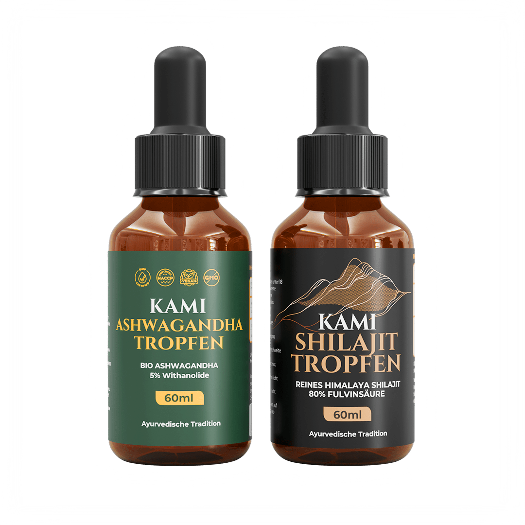 Kami Ashwagandha + Shilajit Tropfen Set